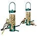 Mangiatoia Per Uccelli Selvatici Per Uccelli Appesi - Verde 23 Cm - Foto miniatura 1