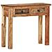Tavolo Consolle 90,5x30x75cm in Legno di Acacia e di Recupero - Foto miniatura 1