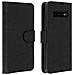 Custodia Samsung Galaxy S10 Portacarte Funzione Supporto Cover Silicone - Nero - Foto miniatura 1