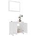 Set Mobili da Bagno 4 pz Bianco in Truciolato - Foto miniatura 5