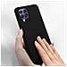 Cover In Silicone Semirigido Samsung Galaxy A22, Finitura Soft Touch Nera - Foto miniatura 5