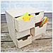 Mini Cassettiera In Legno | 6 Cassetti | 28,5 X 20 X 28,5 Cm (+ / - 1 Cm) | Scatola Armadio Di Stoccaggio | Compensato Non Verniciato | Perfetto Per Conservare, Decoupage E Decorazioni - Foto miniatura 3