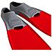 Long Blade Rubber Fins 33/34 Rosso - Foto miniatura 3