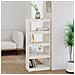 Libreria / divisorio Bianco 60x30x135,5 Cm Legno Massello Di Pino - Foto miniatura 1