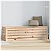 Contenitore Portaoggetti 109x36,5x33 Cm Legno Massello Pino - Foto miniatura 3