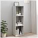 Libreria /mobile Tv Grigio Sonoma 36x30x114 Cm Legno Multistrato - Foto miniatura 1