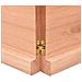 Piano Tavolo Marrone Chiaro 120x40x (2-4) cm Rovere Non Trattato - Foto miniatura 8