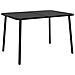 Tavolo Da Giardino Antracite 110x80x71 Cm Acciaio - Foto miniatura 2