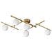 Plafoniera Contemporanea Atlas Metallo Oro 5 Luci G9 4w 3000k Ip20 - Foto miniatura 1