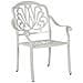 Set Di 4 Sedie Da Giardino Bianco Ancona - Foto miniatura 5