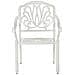Set Di 4 Sedie Da Giardino Bianco Ancona - Foto miniatura 6