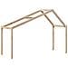 Tetto Per Letto Bambini 203x80,5x142 Cm Legno Massello Di Pino - Foto miniatura 2