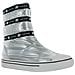 Juicy Couture Donna Calinda Shiny Stivali Da Neve Isolati In Argento 37 - Foto miniatura 2