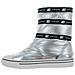 Juicy Couture Donna Calinda Shiny Stivali Da Neve Isolati In Argento 37 - Foto miniatura 3
