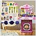 Cucina Giocattolo per Bambini 3-6 Anni con 38 Accessori e Suoni Realistici, in PP e ABS, 51x21x60 cm, Rosa - Foto miniatura 2