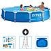 Piscina Fuori Terra - In Giro - 366x76 Cm - Blu - Include Accessori Coordinati A1579 - Foto miniatura 1