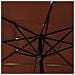 Ombrellone A 3 Livelli Palo In Alluminio Terracotta 2,5x2,5m - Foto miniatura 5