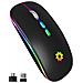 Mouse Silenzioso A Doppia Modalità: Wireless Bluetooth 5.1 Ricaricabile   F - Foto miniatura 1