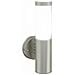 Lampada da Parete Esterna Argento Acciaio Inossidabile IP44 - Foto miniatura 9
