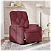 Poltrona Elettrica Reclinabile Rosso Vino in Tessuto - Foto miniatura 2