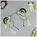 Cerchietto Con Orecchie Da Orso Lolita: Accessorio Cinese Con Nappe Per Cosplay E Streaming - Foto miniatura 2