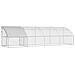 Gabbia per polli Argento 800 x 200 x 198.5 cm Acciaio zincato - Foto miniatura 5