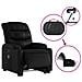 Poltrona Alzapersona Massaggiante Elettrica Nera in Similpelle - Foto miniatura 6