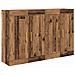 Mobile a muro 2 pcs Legno vecchio 69,5 x 34 x 90 cm - Foto miniatura 5