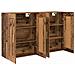 Mobile a muro 2 pcs Legno vecchio 69,5 x 34 x 90 cm - Foto miniatura 6