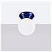 Lampada Da Soffitto Zori Ultramarine Ip44 Sl. 1902 - Minimalist Lampada A Soffitto Oltremare 12x12x16 Cm - Foto miniatura 3