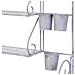 Espositore In Metallo Con 4 Ripiani Grigio 77,47x36,2x179,71h Cm - Foto miniatura 6