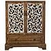 Armadio In Legno E Metallo Marrone 83x38x102h - Foto miniatura 5