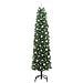 Albero di Natale artificiale con 300 LED Verde 240 cm - Foto miniatura 3