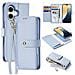 Cover Cartera per iPhone 16 Plus - Pelle /PU, Blu, MagSafe - Foto miniatura 1