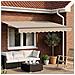 Tenda retrattile manuale con LED Beige e Antracite 3,5 x 2,5 m - Foto miniatura 2