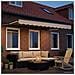 Tenda retrattile manuale con LED Beige e Antracite 3,5 x 2,5 m - Foto miniatura 3