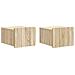 Mobiletto da notte a muro 2 pcs Rovere Sonoma 33 x 34,5 x 24 cm - Foto miniatura 1