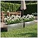 Vaso da giardino 2 pz Argento 80 x 20 x 20 cm Acciaio Inox - Foto miniatura 2