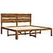 Letto matrimoniale con testiera ROSTOCK Naturale 193 x 203 cm - Foto miniatura 6