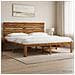Letto matrimoniale con testiera ROSTOCK Naturale 193 x 203 cm - Foto miniatura 9
