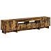 Mobile TV LED a 5 pezzi Rovere Fumo Legno ingegnerizzato - Foto miniatura 1