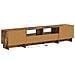 Mobile TV LED a 5 pezzi Rovere Fumo Legno ingegnerizzato - Foto miniatura 5