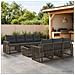 Set Divano da Giardino 8 pz Grigio polyrattan - Foto miniatura 9