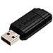 Chiavetta USB 4 Gb Store'n'Go PinStripe Interfaccia USB 2.0 Connettore Retrattile Colore Nero - Foto miniatura 1