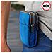 Custodia Cintura Smartphone Passante Moschettone Cinturino 2 Tasche Turchese - Foto miniatura 5