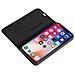 Club, Cover A Libro In Similpelle - Apple Iphone X - Nero / argento - Foto miniatura 3
