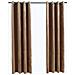 Tende Oscuranti Con Anelli 2 Pz Beige In Velluto 140x245 Cm - Foto miniatura 2