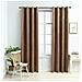 Tende Oscuranti Con Anelli 2 Pz Beige In Velluto 140x245 Cm - Foto miniatura 1