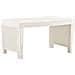 Set Salotto Da Giardino 3 Pz In Plastica Bianco - Foto miniatura 2