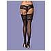Calze Per Reggicalze Motivo Floreale Letica Stockings, Nero, l / xl - Foto miniatura 2